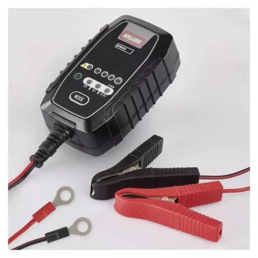 Intelligens motor akkumulátor töltő 6/12V 0,8A Emos N1015