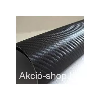 Carbon dekor fólia, fekete 75x200 cm, öntapadós
