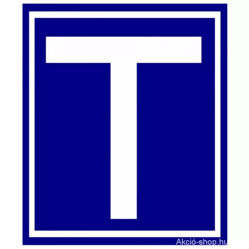 T betű Mágneses tanuló vezető matrica ( kicsi ) 14 x 11,5cm