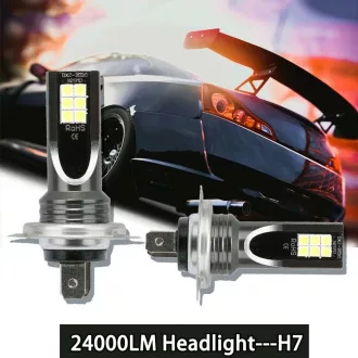   IZZÓ LED H7 SMD LED IZZÓ CANBUS 10-30V 7,5W 3030 2db. Autó izzó