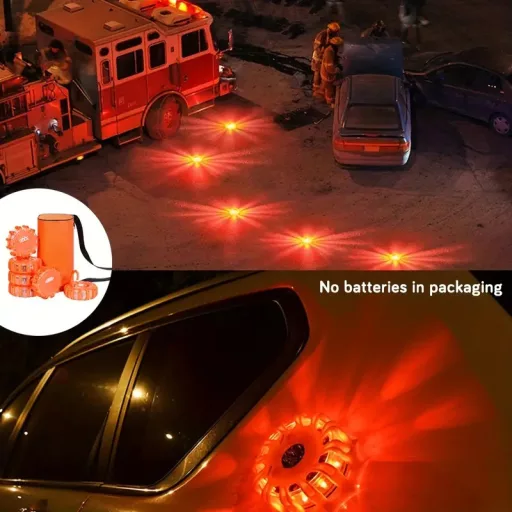 Vészvillogó mágneses biztonsági jelzőlámpa Osram LEDguardian SL102 V16