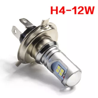   SMD-H4-12smd canbus párban, 10-30W, 7,5W, fényszóró led izzó 2db.