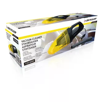   Autó porszívó, Száraz/ Nedves Porszívó 12V 60W autós DUNLOP