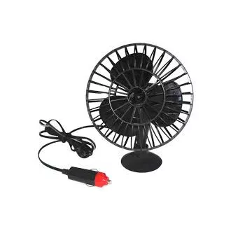 Ventilátor autóba 12V-os tapadókorongos OSZCILLÁLÓ!