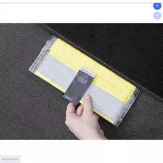   Biztonsági Mellény Szett, Autószőnyeg alá 4db.-os Carpoint (Láthatósági)