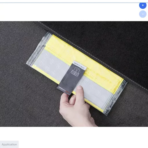 Biztonsági Mellény Szett, Autószőnyeg alá 4db.-os Carpoint (Láthatósági)