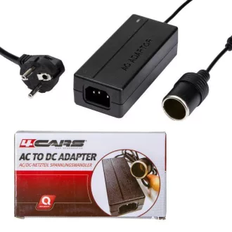   Feszültség átalakító inverter adapter (230V -> 12V) 60 Watt