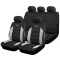 Univerzális autó üléshuzat Légzsákos osztott ülésre BLACK/GREY "MAIORCA" Bottari Italy