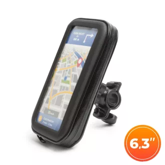  Motoros és kerékpáros telefontartó, kormányra szerelhető 4.5-6.9" Profi