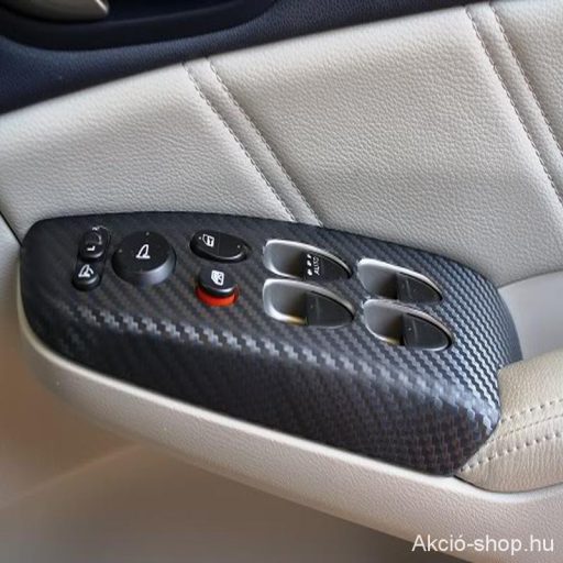 Carbon dekor fólia, ezüst, 180x152cm, öntapadós Silver Karbon