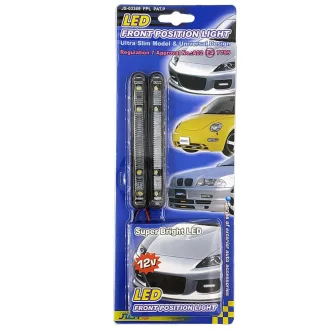 Nappali menetfény 6 LED E- jeles párban