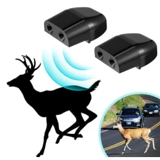 VADRIASZTÓ ULTRAHANGOS dupla síp Fekete