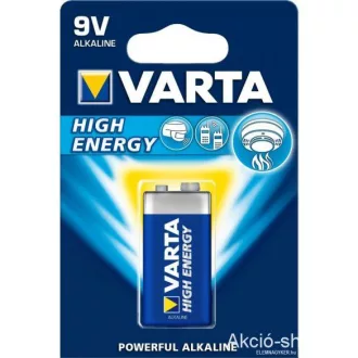 Varta 9V elem 6LR61 Longlife Power (High Energy) C/1