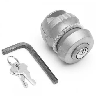 Utánfutó,lakókocsi lopásgátló vonófej zár