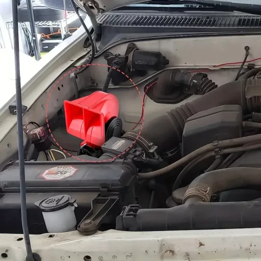 Kompresszoros autós légkürt 12V Erős hagzás