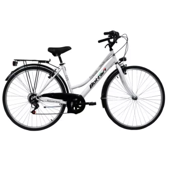   TREKKING KERÉKPÁR TRK 28 "FIRENZE" ACÉL, SHIMANO 18 SEBESSÉG TY21+RS35 NŐI