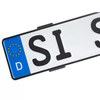   Keret nélküli rendszámtábla tartó prémium 2db. Simple-Fix 583199