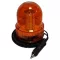 Sárga Villogó Lámpa forgólámpa tetővillogó, E-jeles, Narancssárga, 12-24V LED