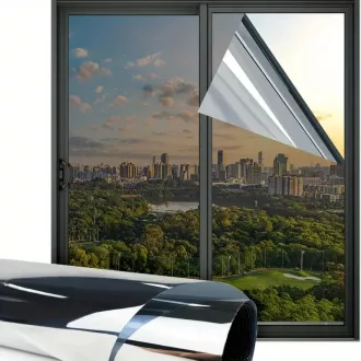   Üveg , ablak sötétítő fólia SILVER TÜKRÖS 75x300cm (Prémium)