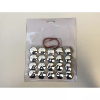 CSAVARVÉDŐ KUPAK KRÓM 19mm 20DB-OS