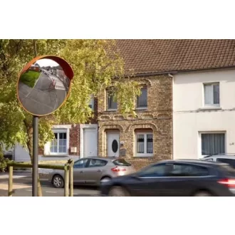   Konvex kültéri közlekedési domború tükör,garázs, utcai tükör 80 cm
