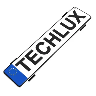 Keret nélküli rendszámtábla tartó TECHLUX
