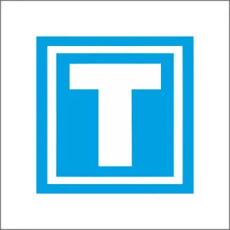   T betű Mágneses tanuló vezető matrica ( kicsi ) 10x10cm fényvisszaverős