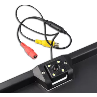   Rendszámtábla keretbe épített tolatókamera 8LED-es + 2db tolatószenzor