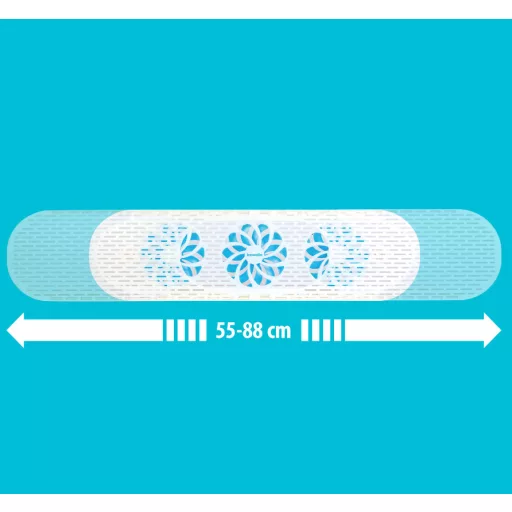 Légterelő műanyag klímához - 55 - 88 cm Légkondicionáló légterelő ventilátoros