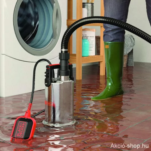 Merülő szivattyú 750W Inox BLACK+DECKER BXUP750XCE