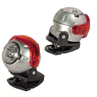   Lámpa csíptethetős, 5LED-es, elemes (Fejlámpa-sapkalámpa) CL 5L