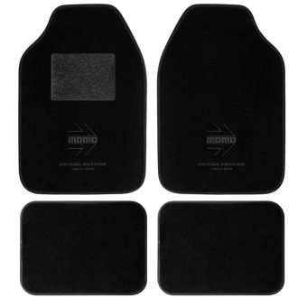 MOMO Autószőnyeg Szett Univerzális Fekete (Szövet)