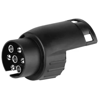   Utánfutó csatlakozó adapter 7/13 PIN pótkocsihoz, műanyag 12V