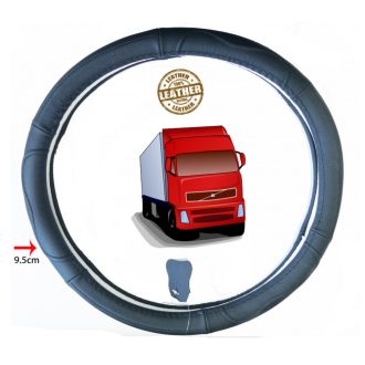 Teherautós Valódi bőr furgon kormányvédő DS01BK-45CM