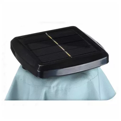 Napernyő 270cm kék színben, SOLAR 24db LED világítással