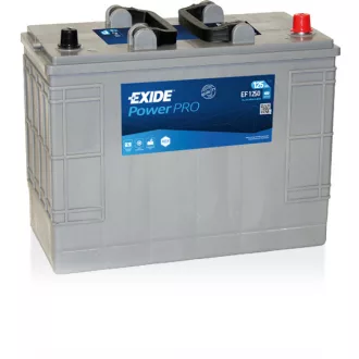 Exide Power Pro 125Ah 850A Jobb+ Akkumulátor (EF1250)
