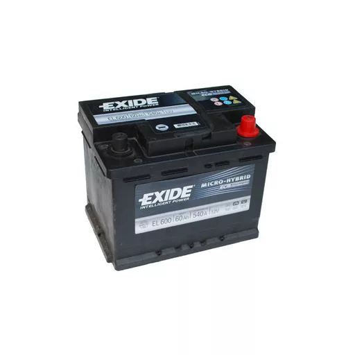 Exide EFB 60Ah 640A Jobb+ Akkumulátor (EL600)