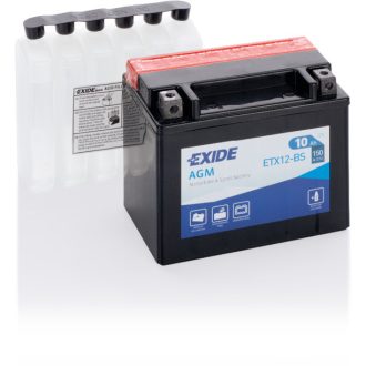 Exide AGM 10Ah 150A Bal+ Motorakkumulátor (ETX12-BS)