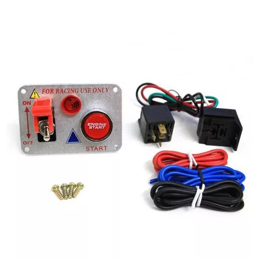 Autós start gomb fedeles kapcsolóval AE-FJ3007