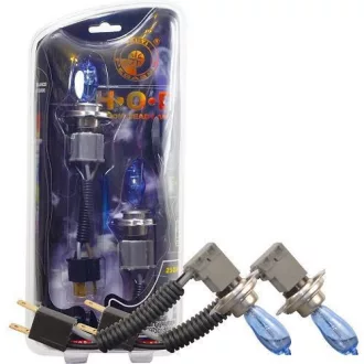   HOD Halogén izzó HB4/9006 foglalattal emelt fényerővel-kék