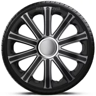   13"-os Modena Black-Silver dísztárcsa garnitúra (4darab)