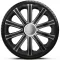 13"-os Modena Black-Silver dísztárcsa garnitúra (4darab)