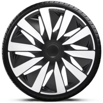   14"-os Lazio Carbon Silver Black dísztárcsa garnitúra (4darab)