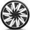 14"-os Lazio Carbon Silver Black dísztárcsa garnitúra (4darab)