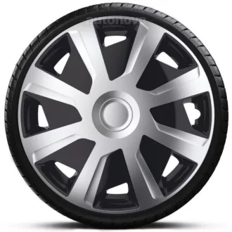   15"-os Mistral Van Silver-Black dísztárcsa garnitúra (4darab)