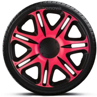   15"-os Nascar Pink Black dísztárcsa garnitúra (4darab)