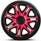 15"-os Nascar Pink Black dísztárcsa garnitúra (4darab)
