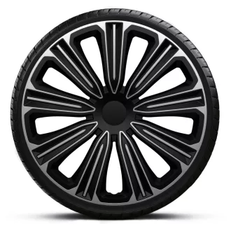   15"-os Rosso Silver Black dísztárcsa garnitúra (4darab)