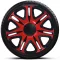 16"-os Nascar Red-Black dísztárcsa garnitúra (4darab)