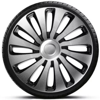   17"-os Sepang Carbon Silver-Black dísztárcsa garnitúra (4darab)